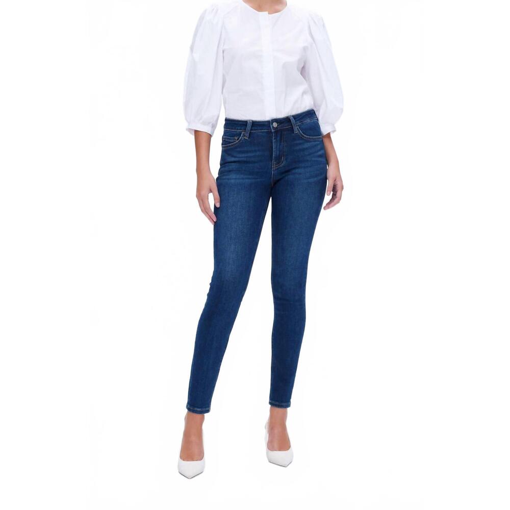 NEW BAYEAS emily mid rise skinny jeans in blue